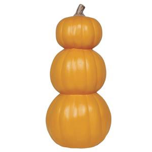 Abóbora Tripla com Luz Halloween