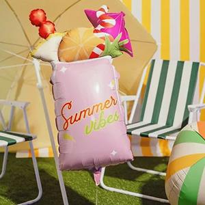 Balão Cocktail Summer Vibes Foil, 79 cm