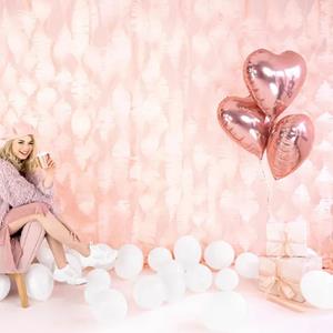 Balão Coração Rosa Gold Metalizado Foil, 45 cm