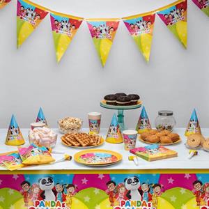 Bandeirolas Panda e os Caricas, 2,70 mt