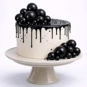 Bolas em Esferovite Preto Decorativas