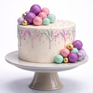 Bolas em Esferovite Violeta, Rosa, Azul Decorativas