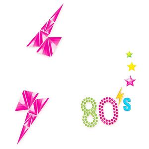 Brilhantes Adesivos Anos 80