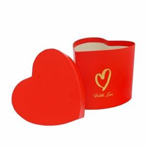Caixa Coração Vermelha With Love Alta
