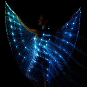 Capa Iridescente com Hastes e Luz, 1,40 mt