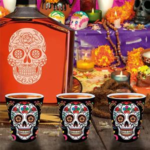 Conjunto 3 Copos Shot Catrina