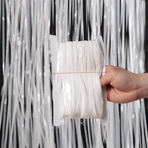 Cortina Branca Brilhante, 2 x 1 mt