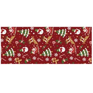 Decoração de Mesa Vermelha com Motivos de Natal