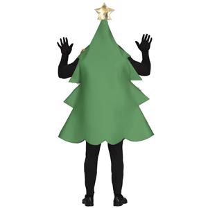 Fato Árvore de Natal Decorada, Adulto