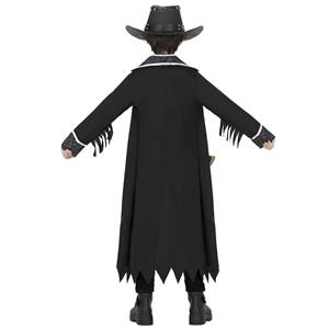 Fato Cowboy Gótico Caveira, Criança