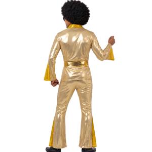 Fato Disco King Dourado, Adulto