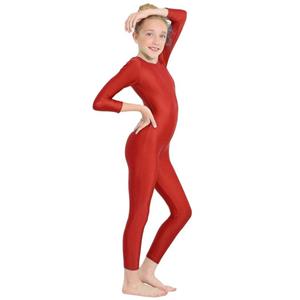 Fato Maillot Básico Liso Vermelho, Criança