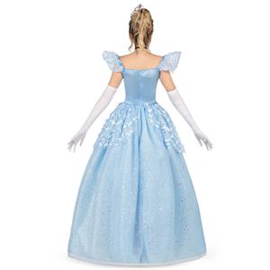 Fato Princesa Encantada Azul, Adulto