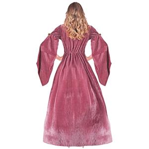 Fato Princesa Nobre Medieval Rosa, Adulto