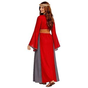 Fato Rainha Medieval Elegante, Adulto