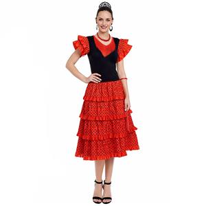 Fato Sevilhana Vermelho