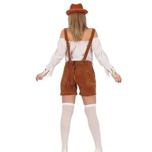 Fato Tirolesa Oktoberfest Castanho, Adulto