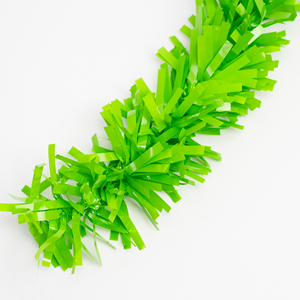 Festão Plástico Liso Verde Claro Popular, 9 cm x 12 mt