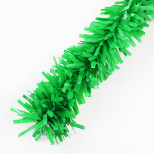 Festão Plástico Liso Verde Escuro Popular, 9 cm x 12 mt