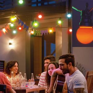 Gambiarra Grinalda com lâmpadas Led Multicolor, 20 mt