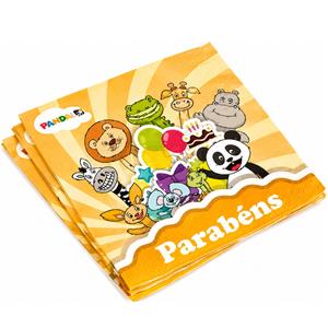 Guardanapos Panda e os Animais, 20 unid.