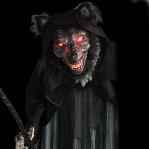 Lobo do Terror com Luz, Som e Movimento, 1,70 mt