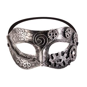 Mascarilha Steampunk Prateada