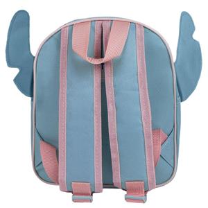 Mochila Escolar Infantil Stitch 3D com Orelhas