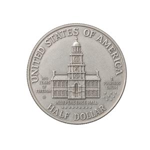 Moeda Half Dollar Normal;