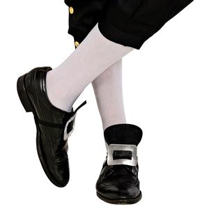 Palas Prateadas para Sapatos Históricos