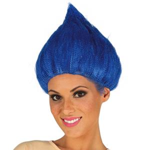 Peruca Trolls Azul