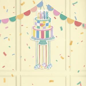 Pinhata Bolo de Aniversário com Velas