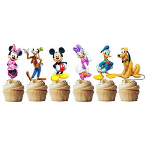 Toppers Casa do Mickey Mouse, 6 unid.