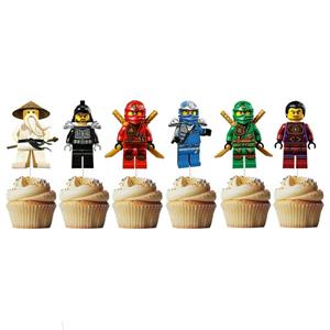 Toppers Lego Ninjago, 6 unid.