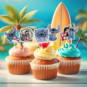 Toppers Stitch e Lilo, 16 unid.