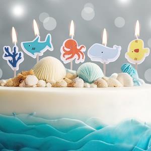 Velas Animais Marinhos, 5 unid.