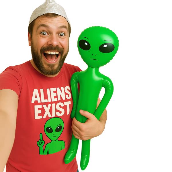 Alienígena Verde Insuflável