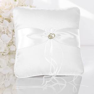 Almofada Porta Alianças com Corações