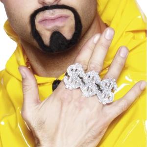 Anel Triplo Dollar Bling