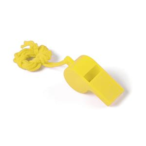 Apito Árbitro Amarelo com Fio