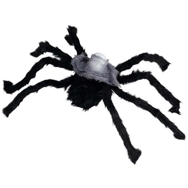 Aranha Peluda com Cabeça de Caveira, 60 x 17 cm