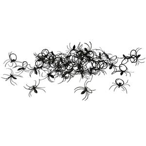 Aranhas de Perna Longa Decorativas, 24 unid.