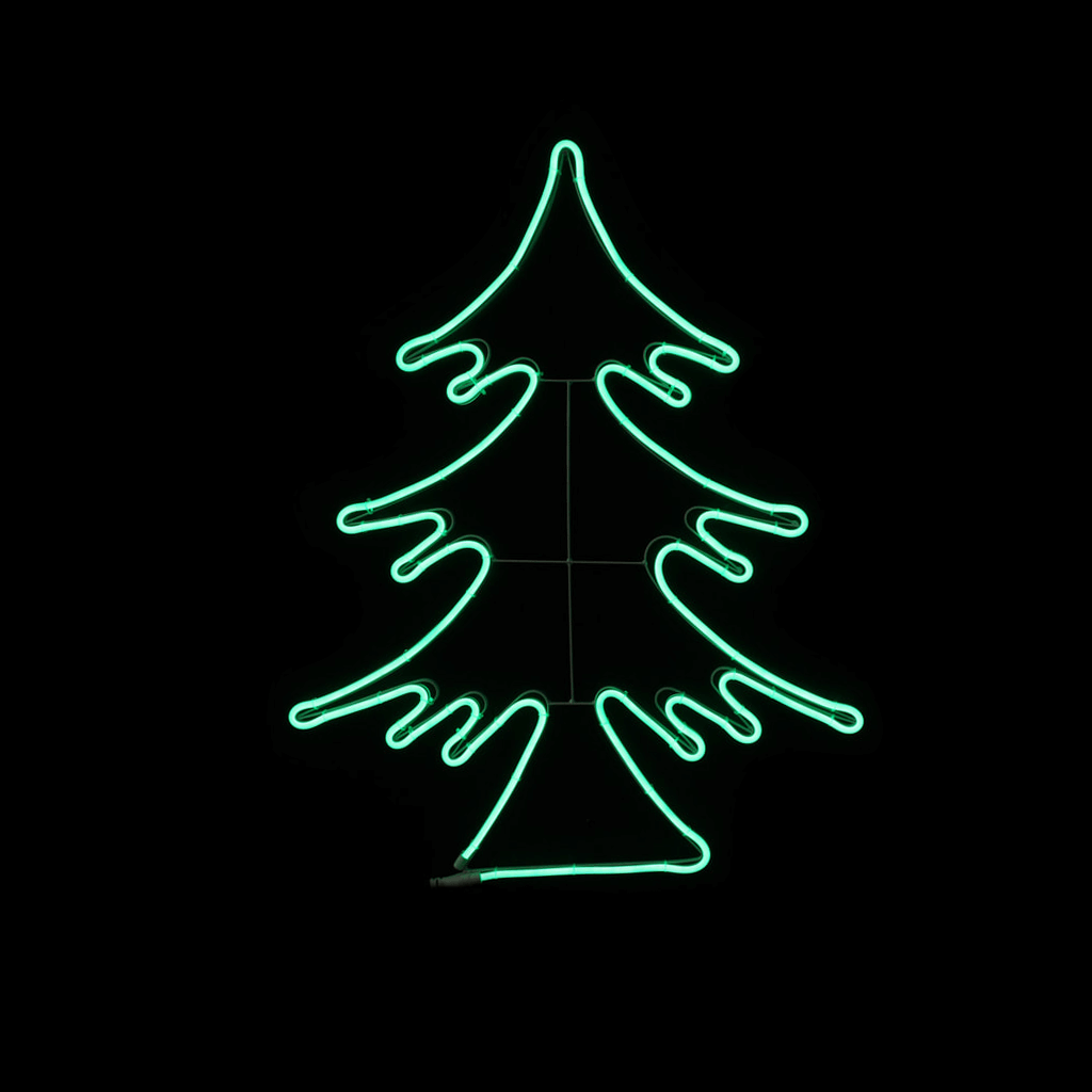 Árvore de Natal LED Verde 66x82 IP44