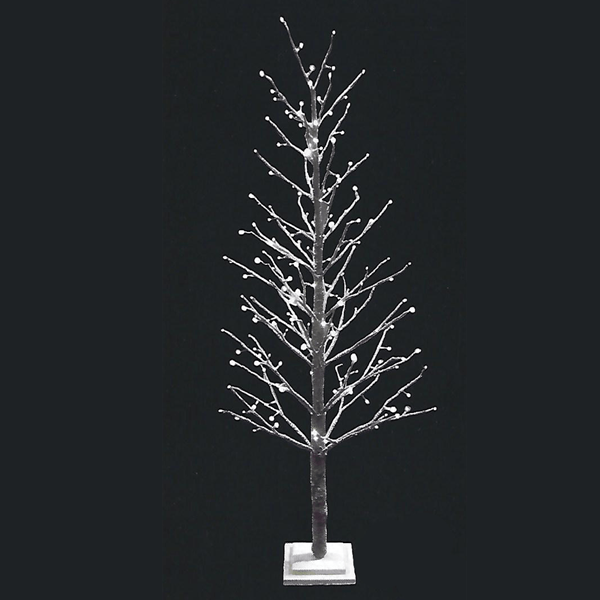 Árvore Luminosa Efeito Neve Leds Branco Quente, 150 Cm