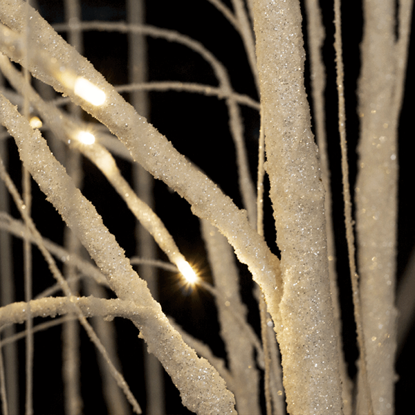 Árvore Luminosa Leds Branco Quente, 180 Cm