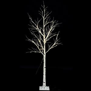 Árvore Luminosa Leds Branco Quente, 120 cm
