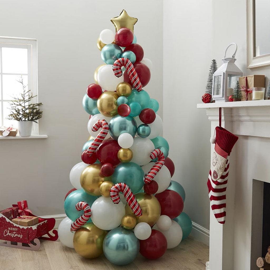 Árvore Natal de Balões Candy 