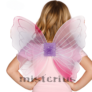 Asas Borboleta Rosa 60 X 37cm