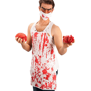 Avental Branco Ensanguentado