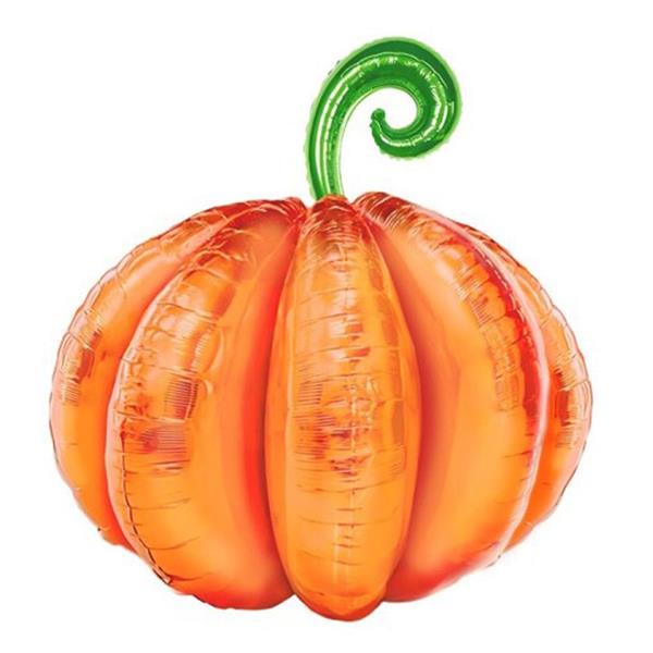 Balão Abóbora Halloween 3D Foil, 39 cm
